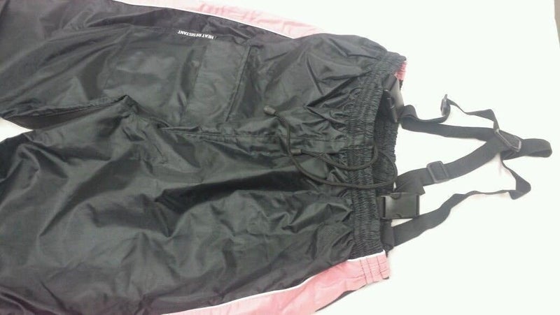 NEXGEN Ladies Motorcycle Riding Nylon Rain Suit Gear Pink/Black Waterproof Lightweight - Image 4